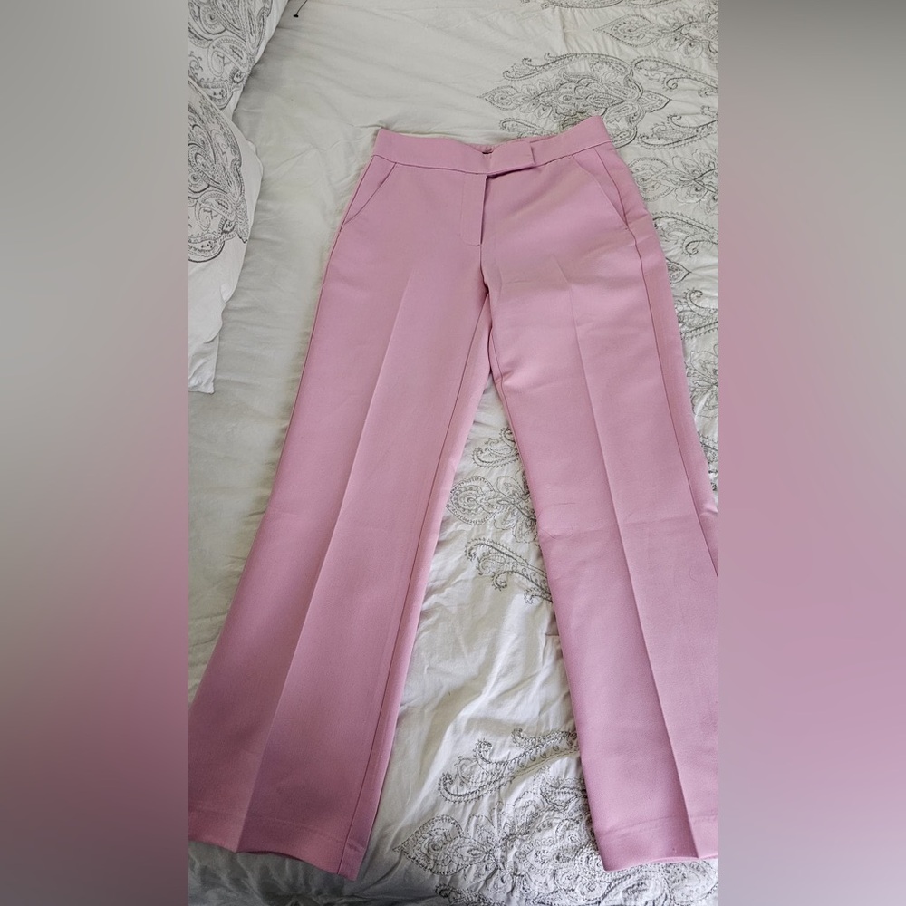 Zara Pink Wide Leg Jumpsuit